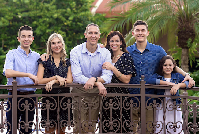 Photo of Dr. Brooks and family